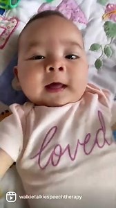 4 month old baby learns to laugh