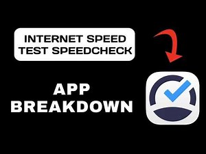 Internet Speed Test Speedcheck App Explained - What to Expect