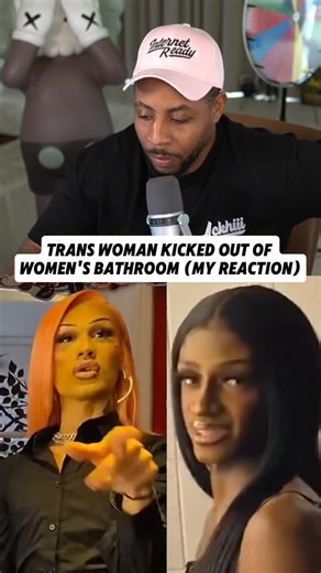 Internet Ready 🧠 on Instagram: "I’ve gotta be mindful & internet ready with this one 😬 There’s been a riot over trans woman going into a females bathroom & the normal women are telling them to get out of there 🤔 Let me know your thoughts on this one 👇 Comment “ACTIVE” & I’ll send you the full breakdown"