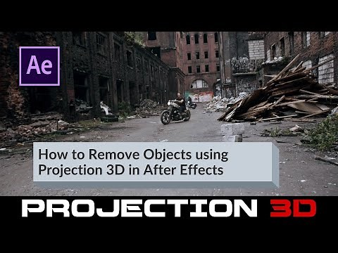 How to Remove Objects using Projection 3D in After Effects