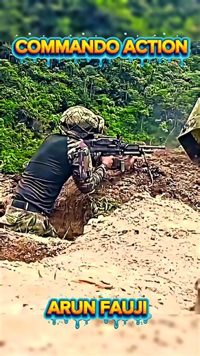 Marcos commando ka damakedar action ☠️ #army #military #commando #song #cobra #soldier