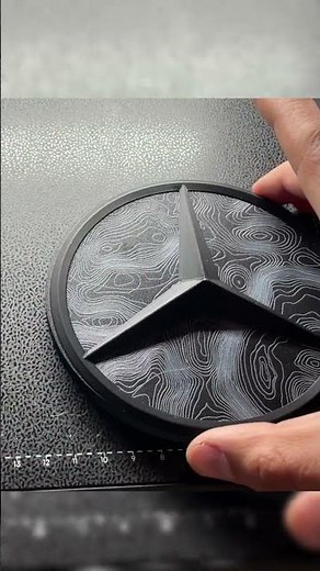 Topographic Rear Emblem for Mercedes Sprinter Vans