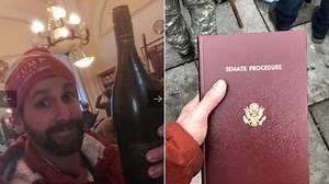 Capitol rioter who stole parliamentarian's book – and sold it on eBay – pleads guilty
