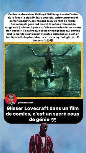 Hellboy (2019) Ce Monstre Géant Est en Fait une Icône de Lovecraft 😳👹