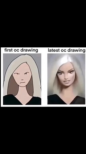 OSAS art style over time! #ofswampandsea #webcomic #octrend #artchallenge #arttok