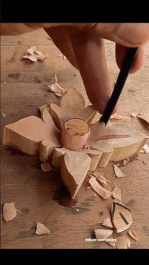 wood carving for beginners wood carving flower.