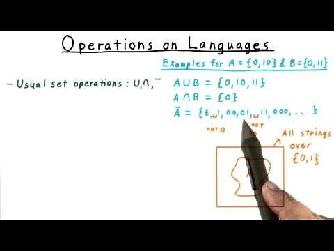 Operations on Languages