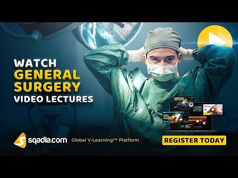 General Surgery Course Video Tutorials | Medical Lecture V-Learning | sqadia.com