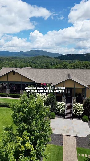 Visiting Dahlonega? Add Kaya Vineyard & Winery to your list. Just over the Lumpkin County line, this spot offers unbeatable views (and even better wine), making it a must-visit! 🍇🍷⛰️ | Discover Dahlonega, Georgia