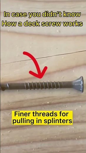 Countersunk Star Drive Deck Screw How to Install