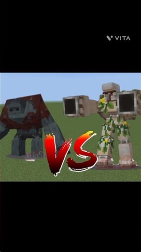 Spawn Mutant Iron Golem 🆚 Mutant Bouldering Zombie 😱 | Ultimate Battle #minecraft #shorts