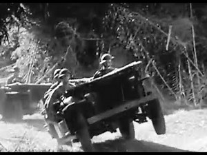 Willys Jeep in action
