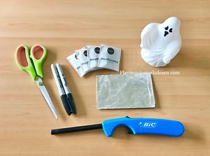 How To Make A Flying Teabag Ghost- Halloween Science For Kids