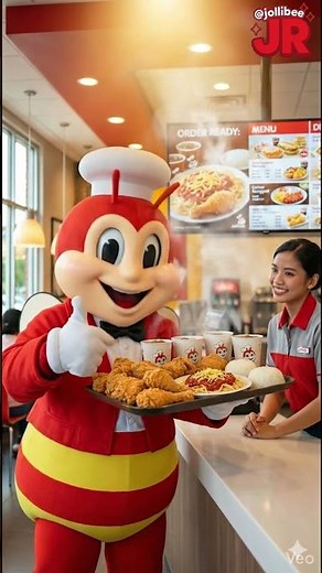 POV: Your Chickenjoy Order Is Ready 😍🍗 #jollibee #fastfoodchain #aianimation