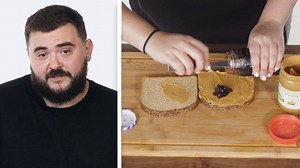 57K views · 562 reactions | Peanut butter and jelly sandwiches are too easy to mess up, right? Watch as 50 people try their best to make a classic PB&J. | Basic Skills Challenge | Facebook