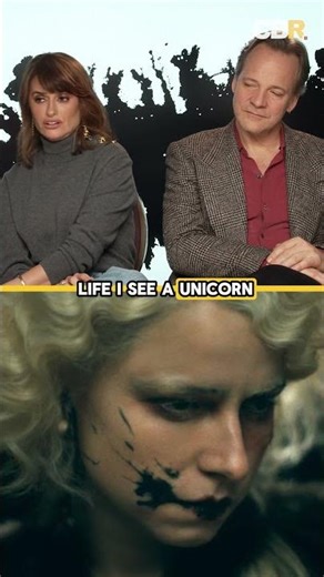 Maggie Gyllenhaal & Jessie Buckley Spot a Unicorn?! 🦄😳 #thebride