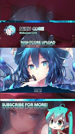 Nightcore - Rise Up - Lyrics (TheFatRat) #shorts