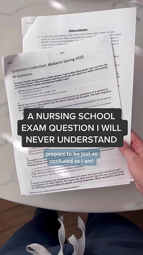 Elite Nursing School Exam Question Explained