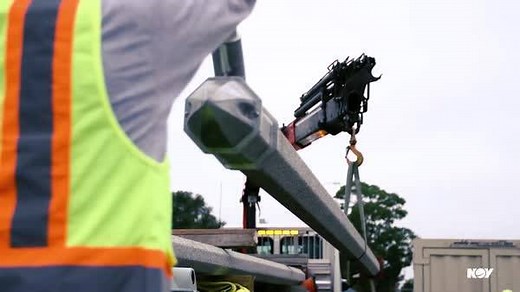 We're not only lighting your way with our Ameron™ pole products, but we're making sure it's done correctly. Watch how our delivery and installation services ensure your poles are delivered with care and installed with the highest quality equipment and experienced personnel, increasing product lifespan and decreasing overall cost. | NOV