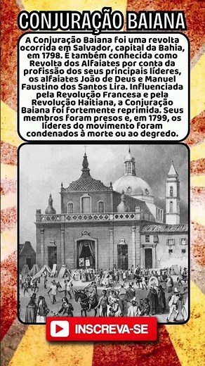 A Conjuração Baiana e a repressão da monarquia portuguesa