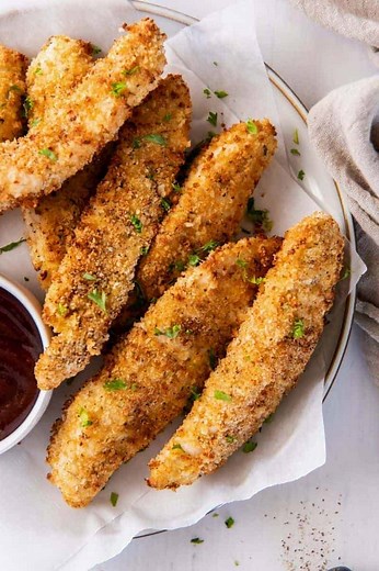 Breaded Chicken Tenders in Air Fryer | Everyday Family Cooking