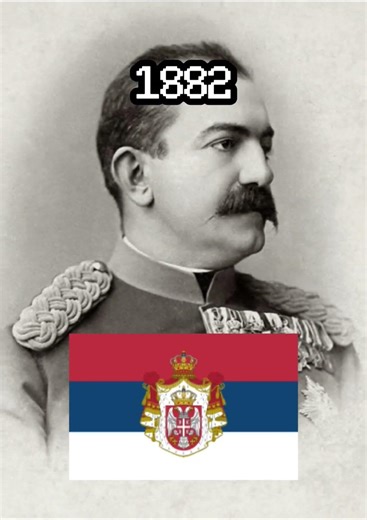 Evolution of Serbia flag #serbia #flag #evolution #history #europeanhistory #fyp #shortvideo