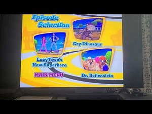 Lazytown new superhero 2005 dvd menu walk-through