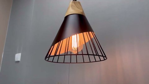 Black Pendant Light, 2 Packs 9.4inch Modern Pendant Lights, Farmhouse Pendant Light, Kitchen Pendant Lighting, Black Pendant Lights Kitchen Island for Living Room, Bar, Bedroom, Office