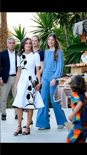 Princess Sofia Smiles as Soon as She Sees the Toddler #royalspain #spain #familiarealespañola