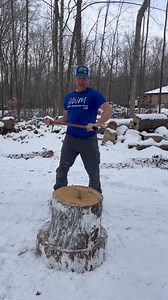 433K views · 3.9K reactions | Trying out the new one hitter quitter the Helko Werks Heavy Universal Splitting/Chopping Axe vs Red Oak! | Hard Working Man | Facebook