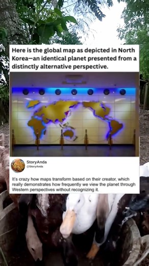 North Korea’s Map Shows A Different Perspective 🗺️