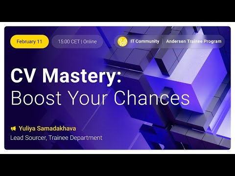 CV Mastery: Boost Your Chances (English)