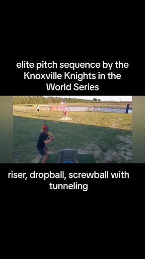 The Knights swept the Ogres in the World Series, and it was mainly because of great pitching on the mound. This pitch sequence might be the best of the series @Knoxville_Knights.WBL @mudcatswbl @Riptide_wbl @MLW Wiffle Ball @Rob Friedman #wiffleball #mlwwiffleball #wblwiffleball #wiffle #worldseries #theswamp #knights #ogres #mudcatswbl #pitchingninja #pitching #painted
