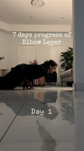 7-Day Elbow Lever Progress in Calisthenics