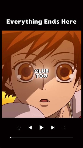 Everything Ends Here 😭|Ouran High School Host Club #anime
