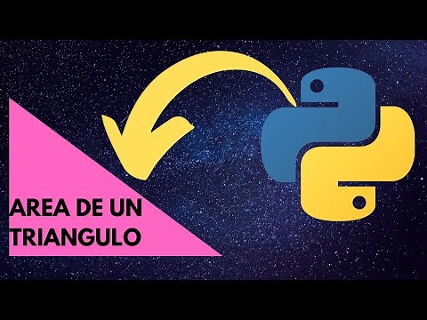 Calcular el AREA de un TRIANGULO en PYTHON ▷ PYTHON para PRINCIPIANTES