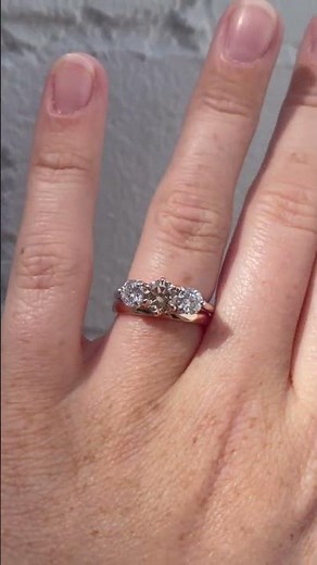 Champagne Diamond Engagement Ring