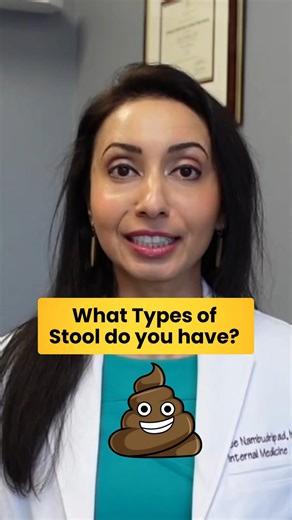 What Your Poop Says About Your Health 💩 If you’re not looking at your stool—you’re missing major clues about your digestion. The Bristol Stool Scale is a simple tool to decode: 🪨 Hard, dry stools → Constipation (Bristol 1–2) ✅ Sausage or soft-serve → Ideal (Bristol 3–4) 💦 Loose stools? You might still be constipated if you feel incomplete after going Here's my detailed video on it: https://www.youtube.com/watch?v=SQkLKi607Ac | OC Integrative Medicine, Rajsree Nambudripad, MD