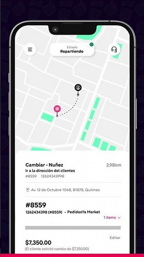 PedidosYa Argentina - Órdenes a cuenta