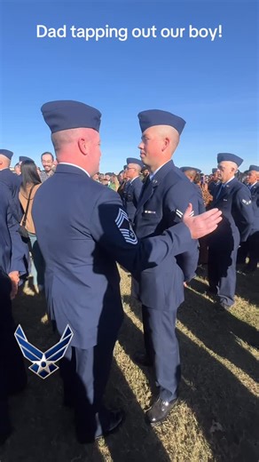 Greg Butler on Instagram: "Today we recognize a new Airman, Airman Harvey who earned it the hard way. Graduating BMT as an Honor Grad — a standard achieved through discipline, resilience, and commitment. 🇺🇸 Then comes the moment that hits different. Being tapped out by his father — a Chief — turning a lifetime of example into a legacy passed forward. Fun fact: When military parents serve, their sons and daughters most often choose the Air Force — consistently ranking among the top branches for