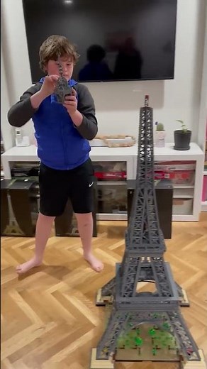 LEGO Eiffel Tower Assembly and Completion Set 10307 #shorts