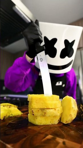 Ostrich Egg Fried Yolk with Pineapple Hot Sauce #shorts #ostrich #spicy