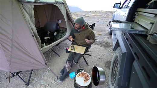Pizza on a mountain: 1700m camping dinner with Bernie (you’ll want this)