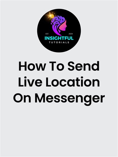 How to Send Live Location on Messenger | Share Your Live Location in Messenger #insightfultutorials #tech #viral