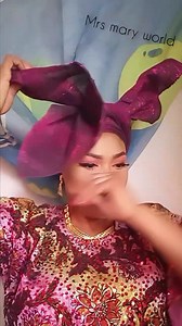 Simple gele head tie tutorial for owanbe | Mrs mary world