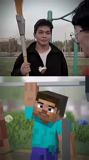 Buff Villager Wanted to PRANK Steve on the Bench Press.. - Funny Animation