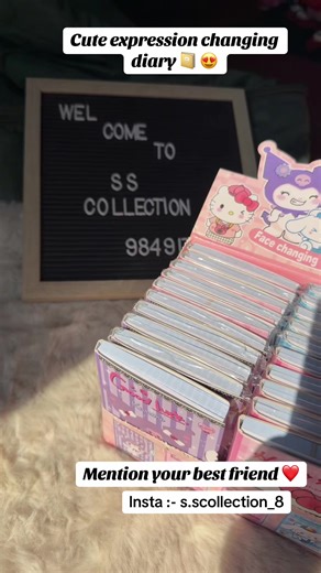 #cutediary #sscollection Expression changing diary 📔 in cute designs available #onlineshopping #creatorsearchinsights