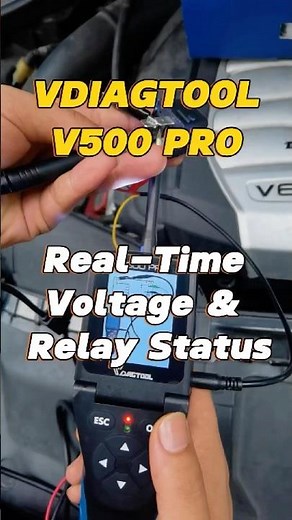Testing voltage and relay with one tool - V500 Pro! #car #automobile #vehicles #tools #electrical
