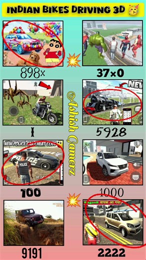 Holi Car + All Anime Characters + New Train + Fortuner + All New Cheat Codes 💥