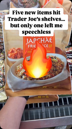 🔔 Trader Joe’s dropped more new items this week and this new item will be a staple on my list. Korean Japchae is one of my favorite dishes so adding fried rice was a game changer - it’s also vegan and does not include egg which was surprising. I give this new item an 8/10 👍 🚨 Watch this week’s full haul - visit my link in bio and subscribe to my YouTube channel to see all my Trader Joe’s reviews. | Trader Joe's List